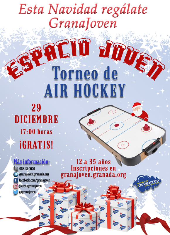 Navidad en el Espacio Joven. Torneo Air Hockey